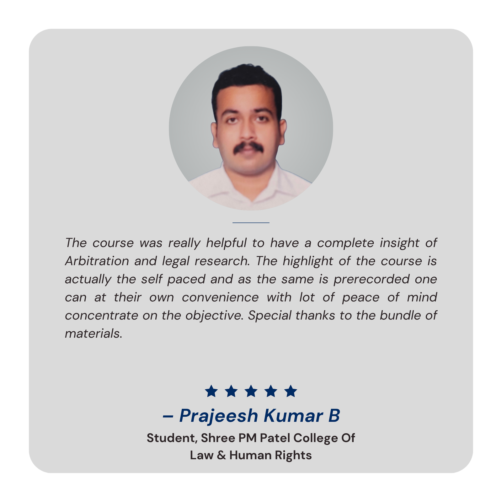 – Prajeesh Kumar B